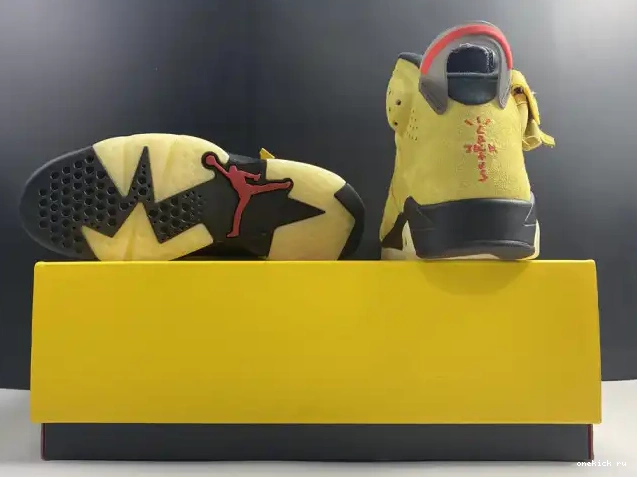 Rep Onekick JORDAN 6 TRAVIS X SCOTT CN1084-300 AIR YELLOW 0511